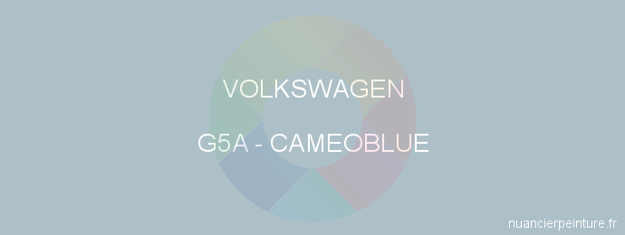 Peinture Volkswagen G5A Cameoblue