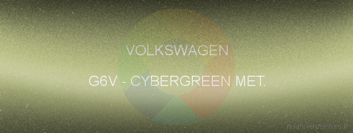 Peinture Volkswagen G6V Cybergreen Met.