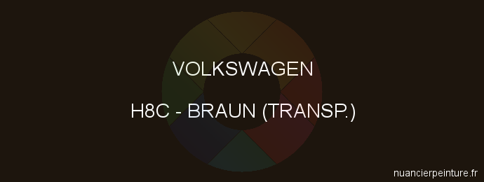 Peinture Volkswagen H8C Braun (transp.)