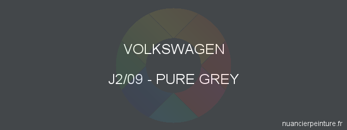 Peinture Volkswagen J2/09 Pure Grey