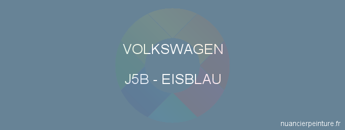 Peinture Volkswagen J5B Eisblau