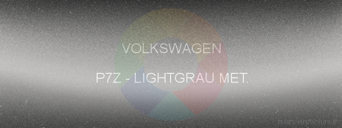 Peinture Volkswagen P7Z Lightgrau Met.