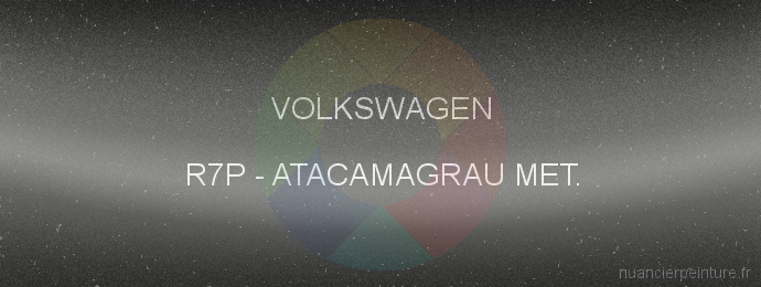 Peinture Volkswagen R7P Atacamagrau Met.