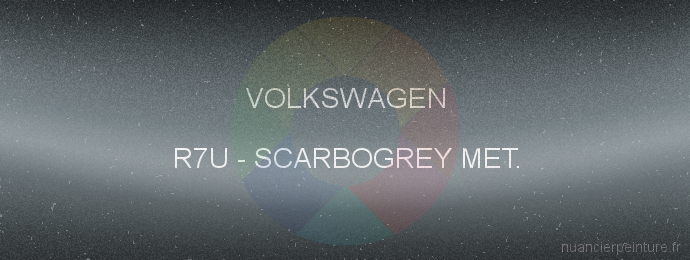 Peinture Volkswagen R7U Scarbogrey Met.