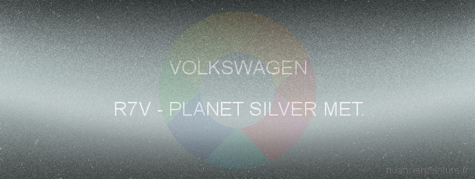 Peinture Volkswagen R7V Planet Silver Met.
