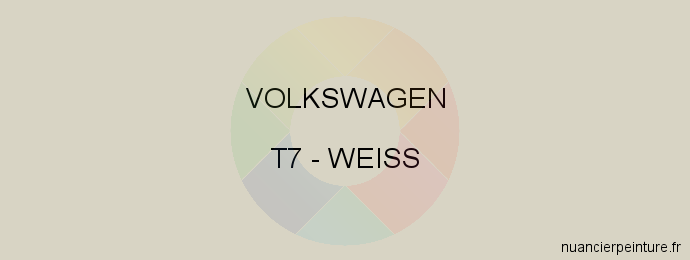 Peinture Volkswagen T7 Weiss