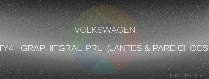 Peinture Volkswagen TY4 Graphitgrau Prl. (jantes & Pare Chocs)