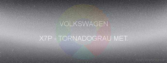 Peinture Volkswagen X7P Tornadograu Met.