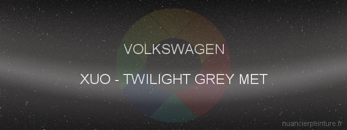 Peinture Volkswagen XUO Twilight Grey Met