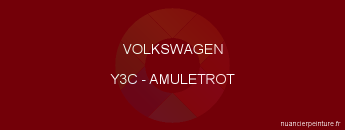 Peinture Volkswagen Y3C Amuletrot