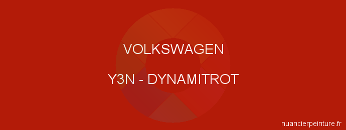 Peinture Volkswagen Y3N Dynamitrot