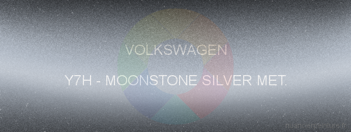 Peinture Volkswagen Y7H Moonstone Silver Met.