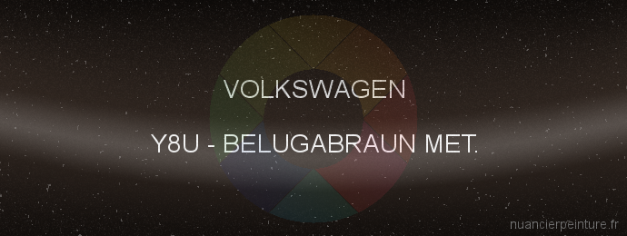 Peinture Volkswagen Y8U Belugabraun Met.
