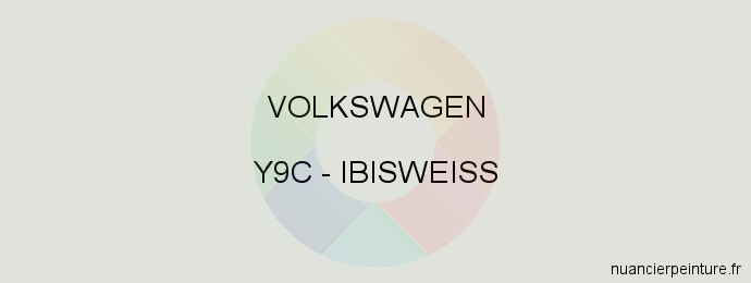 Peinture Volkswagen Y9C Ibisweiss