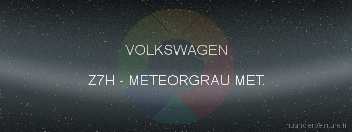 Peinture Volkswagen Z7H Meteorgrau Met.