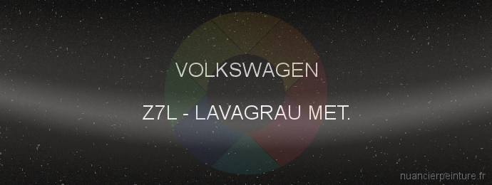 Peinture Volkswagen Z7L Lavagrau Met.