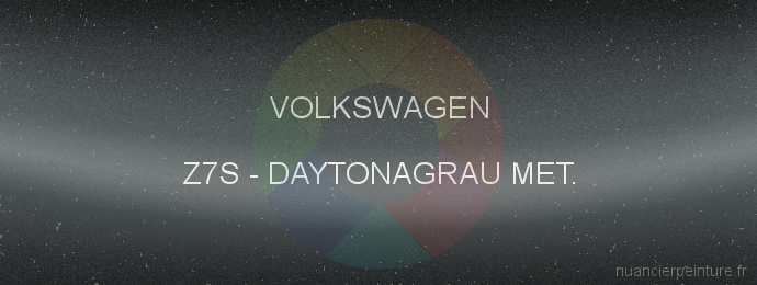Peinture Volkswagen Z7S Daytonagrau Met.