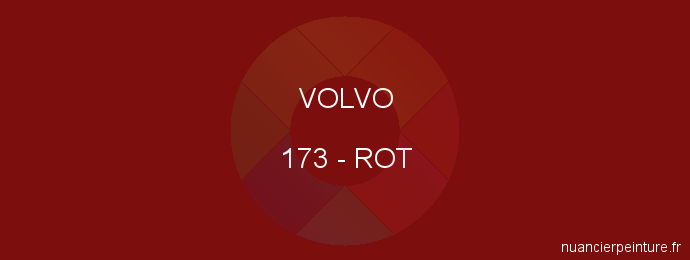 Peinture Volvo 173 Rot