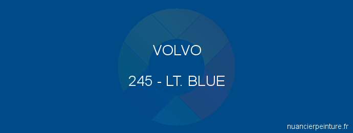 Peinture Volvo 245 Lt. Blue
