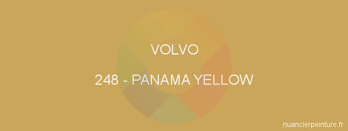 Peinture Volvo 248 Panama Yellow
