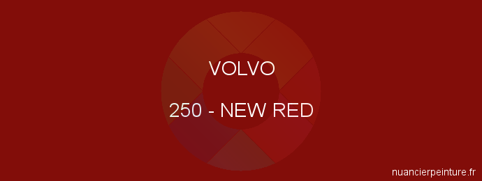 Peinture Volvo 250 New Red