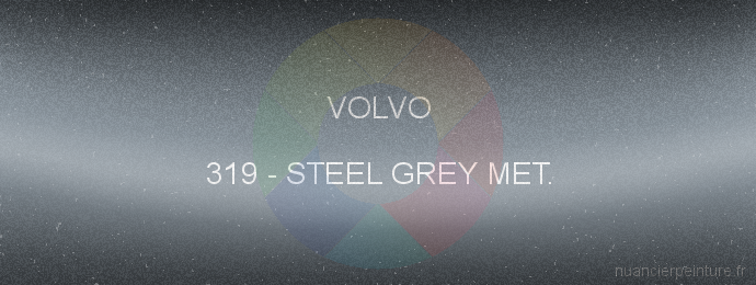 Peinture Volvo 319 Steel Grey Met.