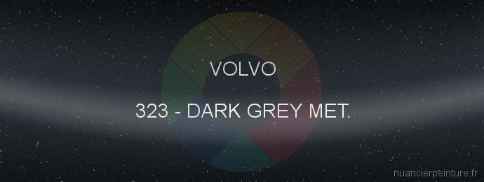 Peinture Volvo 323 Dark Grey Met.
