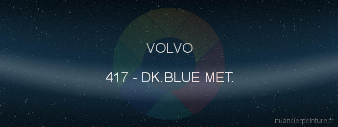 Peinture Volvo 417 Dk.blue Met.