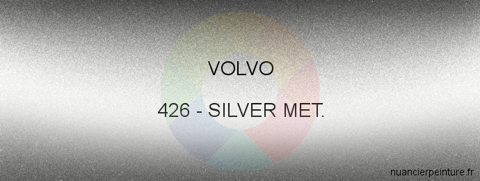 Peinture Volvo 426 Silver Met.