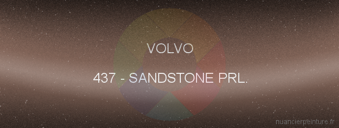 Peinture Volvo 437 Sandstone Prl.