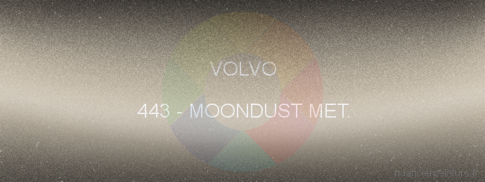Peinture Volvo 443 Moondust Met.