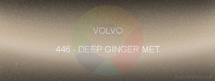 Peinture Volvo 446 Deep Ginger Met.