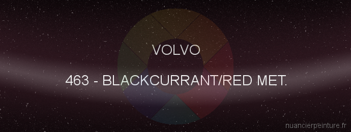 Peinture Volvo 463 Blackcurrant/red Met.