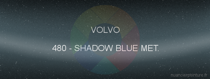 Peinture Volvo 480 Shadow Blue Met.