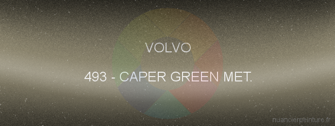 Peinture Volvo 493 Caper Green Met.