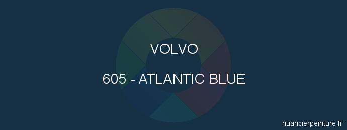 Peinture Volvo 605 Atlantic Blue