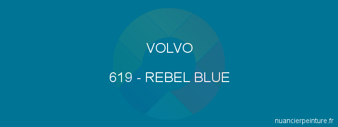 Peinture Volvo 619 Rebel Blue
