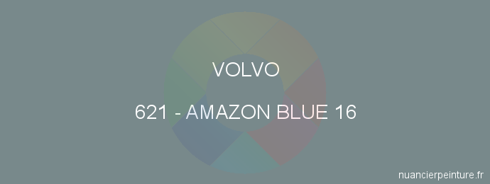 Peinture Volvo 621 Amazon Blue 16