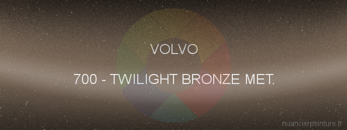 Peinture Volvo 700 Twilight Bronze Met.
