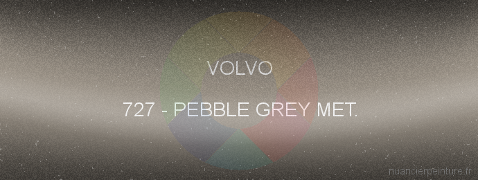 Peinture Volvo 727 Pebble Grey Met.