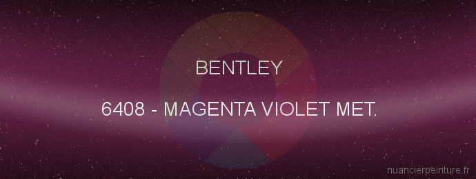 Peinture Bentley 6408 Magenta Violet Met.