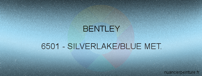 Peinture Bentley 6501 Silverlake/blue Met.