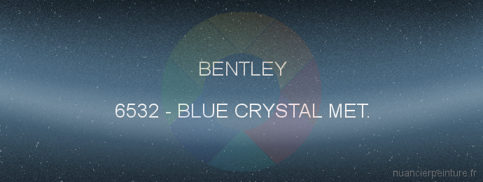 Peinture Bentley 6532 Blue Crystal Met.