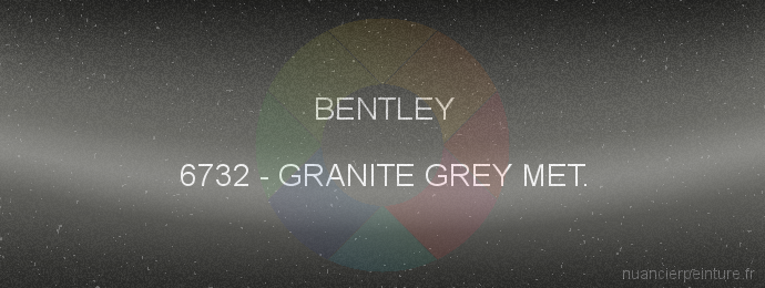 Peinture Bentley 6732 Granite Grey Met.