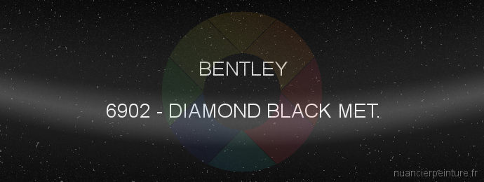 Peinture Bentley 6902 Diamond Black Met.