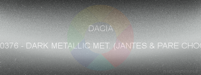 Peinture Dacia BU0376 Dark Metallic Met. (jantes & Pare Chocs)
