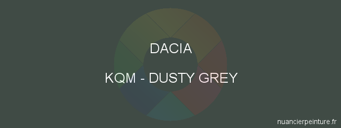 Peinture Dacia KQM Dusty Grey